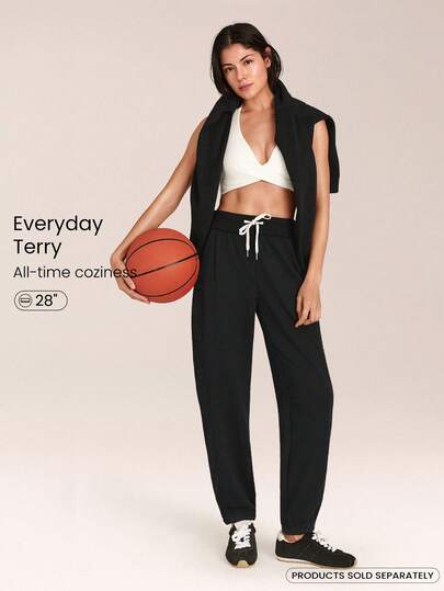 GLOWMODE Everyday Fleece On-The-Glow Soft Warm Lightweight Adjustable Contrasting Drawstring Waist Pockets Cargo Joggers Daily Casual Street Wear