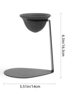 Ceramic Coffee Filter, Microporous Hand Drip Filter, Reusable Tea Filter, High Temperature Firing, No Paper Required, For Coffee And Tea Brewing - Black - View 4
