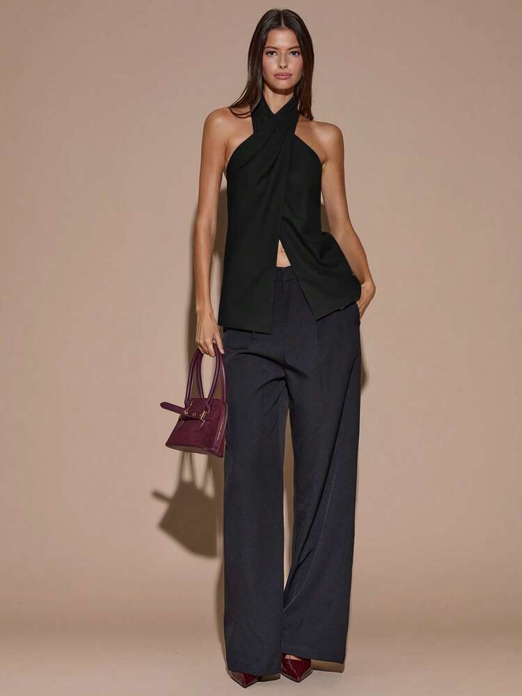 Women Two-Piece Outfits - Apricot - View 7