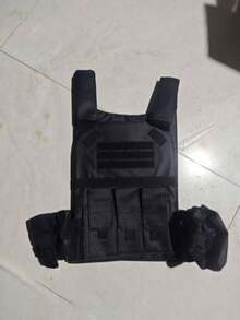 1Parts Mini Model Multifunctional Outdoor Training Vest - Molle System, Adjustable And Can Be Used For CS Gaming, Hiking And Fishing, Polyester, All Season Clothing Vest Men Multifunctional Lightweight Training Vest Black Outdoor CS Field Equipment Tactical Vest Outdoor Camping Vest - Multicolor - View 11