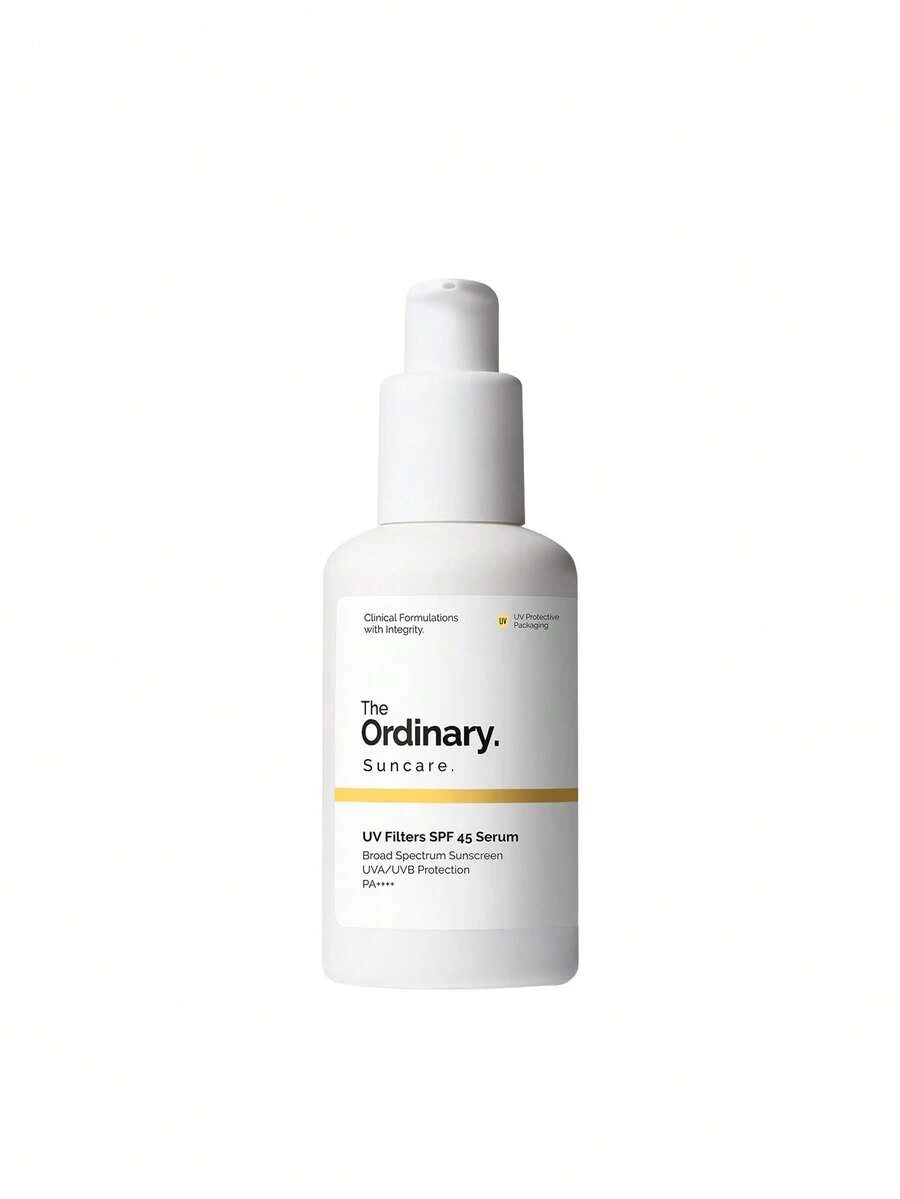 The Ordinary UV Filters SPF 45 Serum 60 Ml – Broad Spectrum UVA/UVB Protection, PA++++ High Shield, Lightweight Face Protection For All Skin Types, Morning Skincare Routine Essential, Daily Outdoor Use, Smooth Finish - Clear - View 1