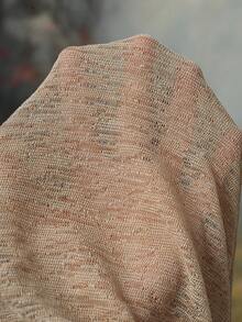 SHEIN DivaQ 女士性感度假薄纱纹理面料上衣 - 駝色 - 查看 7