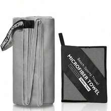 Khăn tắm du lịch và cắm trại bằng sợi microfiber siêu nhẹ, nhanh khô, thấm hút tốt, nhỏ gọn, lý tưởng cho hồ bơi, cắm trại, bãi biển, phụ kiện du lịch cỡ lớn dễ đóng gói, đồ dùng thiết yếu cho kỳ nghỉ. - Nhiều màu - Xem 19