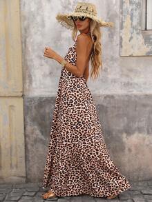 Brillora Women's Sleeveless Dress With Printed Pattern, Suitable For Spring/Summer Vacation,Summer Dresses For Women - Multicolor - View 4
