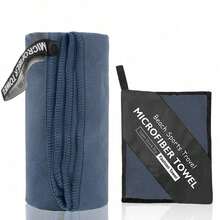 Khăn tắm du lịch và cắm trại bằng sợi microfiber siêu nhẹ, nhanh khô, thấm hút tốt, nhỏ gọn, lý tưởng cho hồ bơi, cắm trại, bãi biển, phụ kiện du lịch cỡ lớn dễ đóng gói, đồ dùng thiết yếu cho kỳ nghỉ. - Nhiều màu - Xem 13