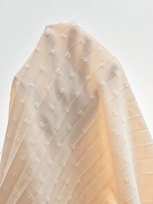 Travachic Elegant White Polka Dot Summer Mini Dress,Heavy-Duty Pleated A-Line Vacation Outfits For Women,Boho Chic Holiday Beach Sun Dress,Old Money Style - Apricot - View 8