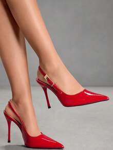 CUCCOO SZL Women Pumps - Mirror crimson - View 3