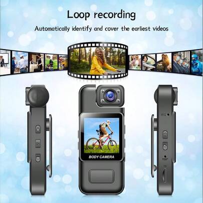 Teckwe Ultra HD WiFi Mini Camera, Portable Digital Video Recorder, Portable Camera, Infrared Night Vision, Motion Detection, DV, Cycling Camera.