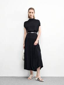 CUCCOO BIZCHIC Retro Medium High Heels Open-Toed Sandals Women's Shoes Wear Spring And Summer New Elegant Simple Commuting Roman Sandals - Off-white - View 6