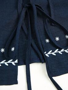 Franclia 女士休闲度假套装，圆领露背扎染印花上衣搭配扎染短裤，春夏款 - 彩色 - 查看 6