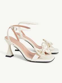 CUCCOO CHICEST Women's High Heel Sandals - White - View 2