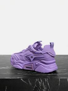 Vate Giày thể thao nữ thời trang, thoáng khí, nhẹ, thoải mái, thích hợp đi bộ hàng ngày. - Màu tím - Xem 5