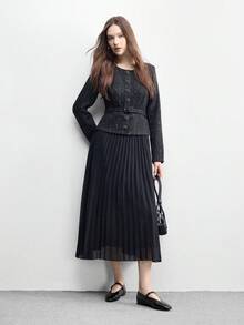 CUCCOO BIZCHIC Giày bệt casual thời trang, thoải mái và đa năng, thích hợp cho đi bộ, du lịch và kỳ nghỉ Giáng sinh. - Sơn đen - Xem 6