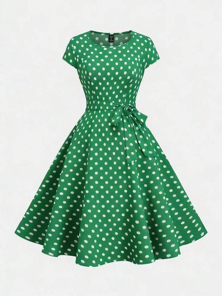 amazon polka dot dress These Breezy Dresses Were Made for Summer TravelAnd Tons of Our Picks Are Currently On Sale mini length v neckline long sleeves with button close cuffs floral print lined Sweetra CURVE Plus Size Romantic