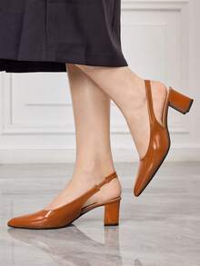 Sleekvia Women Pumps - Brown - View 5