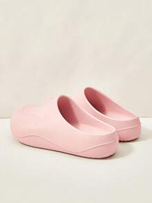 Cuccoo Sandalias casuales de playa para damas de cuatro estaciones, color rosa claro - Rosa - Ver 4