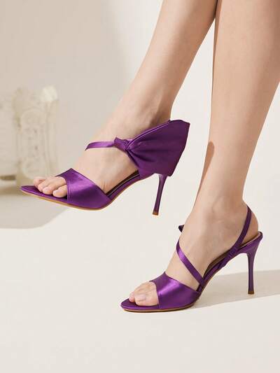 CUCCOO CHICEST New Summer Purple Pointed Toe Stiletto High Heel Fashion Women Sandals Elegant Shoes Wedding Shoes
