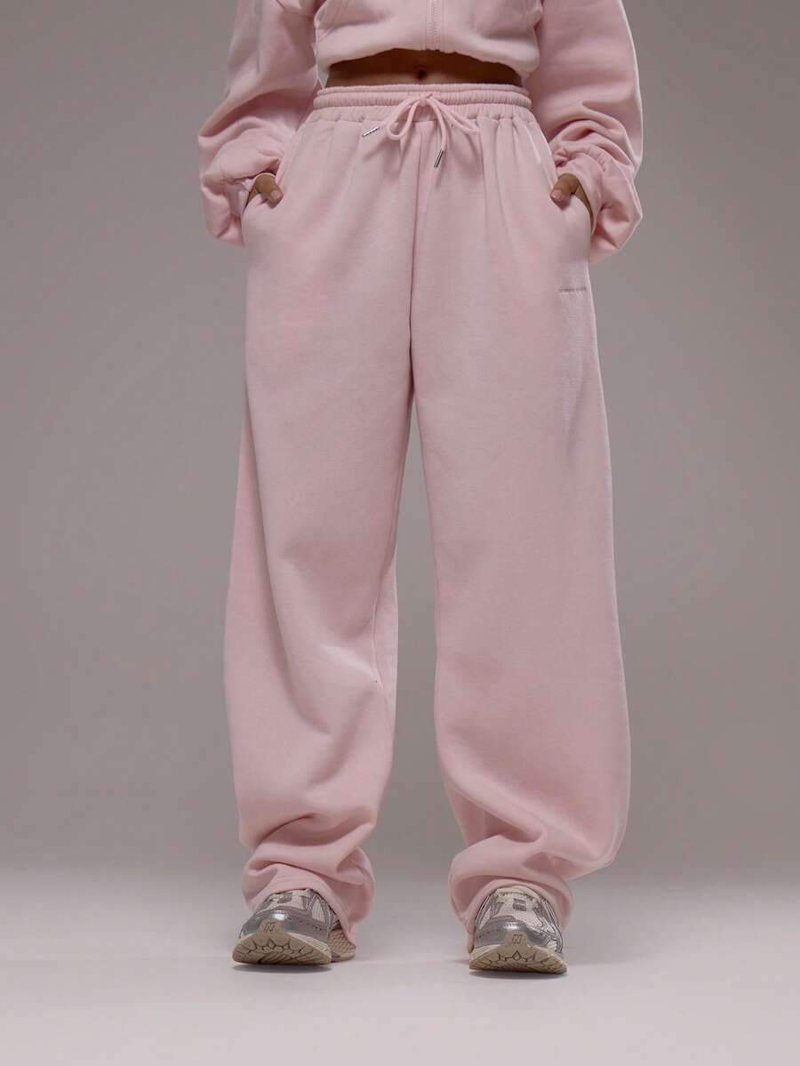 Musera Sport 超大抽绳运动裤（仅限运动套装） 适合健身、运动、健身房、普拉提、日常休闲穿着 烟晶色 - 粉色 - 查看 1