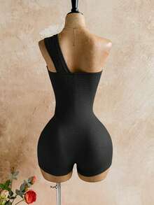 Soleia 春夏新款休闲度假西部海滩婚礼宾客着装毕业早午餐女士服装圣帕特里克节春假复活节音乐节优雅波西米亚热带露背吊带连体裤 - 黑色 - 查看 2