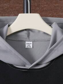 Vacaura 2pcs Teenage Boys Casual Cool Comfortable Hoodie Sweater And Pants Set - Multicolor - View 5