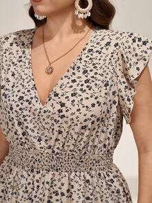 Comfylo 大码女士夏季波西米亚风荷叶袖V领长款度假连衣裙；优雅夏季连衣裙；碎花连衣裙；长袖波西米亚风长裙；中长连衣裙；V领连衣裙；女士茶会连衣裙；曲线身材连衣裙；度假连衣裙；女士夏季连衣裙；女士派对连衣裙；长款派对连衣裙；伴娘连衣裙；婚礼宾客连衣裙；毕业礼服；优雅仪式连衣裙；女士优雅连衣裙；优雅长裙；女士假日服装；休闲长裙；收腰中长连衣裙；夏季优雅连衣裙；碎花连衣裙；长款连衣裙；褶皱腰连衣裙；荷叶袖连衣裙；法式连衣裙；高个子连衣裙；女士长款连衣裙；V领碎花连衣裙；女士优雅连衣裙；女士豹纹连衣裙；音乐节连衣裙；度假连衣裙；女士长款连衣裙；女士碎花连衣裙 - 卡其色 - 查看 7