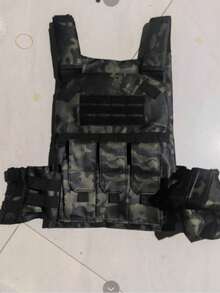 1Parts Mini Model Multifunctional Outdoor Training Vest - Molle System, Adjustable And Can Be Used For CS Gaming, Hiking And Fishing, Polyester, All Season Clothing Vest Men Multifunctional Lightweight Training Vest Black Outdoor CS Field Equipment Tactical Vest Outdoor Camping Vest - Multicolor - View 10