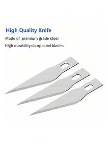1PC Aluminum Alloy 5 Blades Replacement Precision Engraving Pen Engraving Tool Carving Tool Black Handle For Adults Artists DIY Craft Woodworking Rubber Stamp Making Art Design Hobby Supplies Engraving Tool Set Craft Tools Creative Gift Carving Kit Precision Tool - black - View 5
