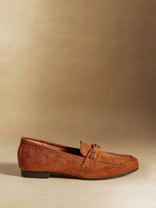 Rosivie Women's Caramel Suede Flat Casual Commuter Shoes, Versatile - caramel color - View 2