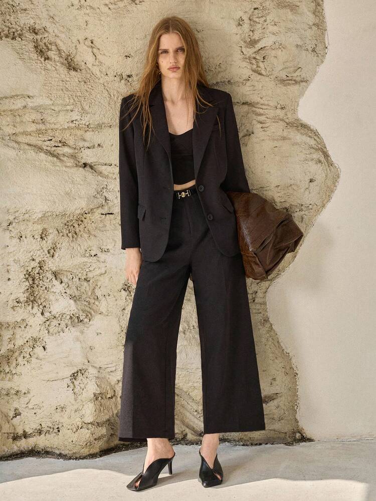 WOMEN'S LOOSE FIT LONG SLEEVE BLAZER, SPRING/SUMMER