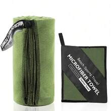 Khăn tắm du lịch và cắm trại bằng sợi microfiber siêu nhẹ, nhanh khô, thấm hút tốt, nhỏ gọn, lý tưởng cho hồ bơi, cắm trại, bãi biển, phụ kiện du lịch cỡ lớn dễ đóng gói, đồ dùng thiết yếu cho kỳ nghỉ. - Nhiều màu - Xem 8