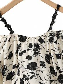 GlowEve 女士碎花露肩连衣裙 - 彩色 - 查看 4