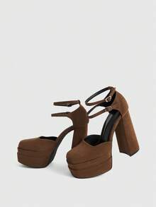 CUCCOO LuxiPop Women Pumps - Brown - View 3