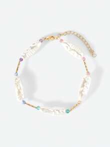 Opalesca Women Dangle Bracelet - Gold - View 2