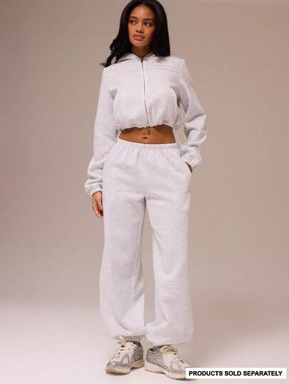 Musera Sport Oversized Cuffed Hem Low Rise Joggers Only Autumn Fall Winter Activewear Sport Gym Workout Pilates Fitness Daily Casual Summer