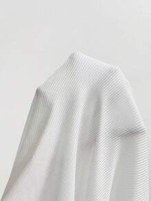 GlowEve 女士白色纯色冰丝纹理面料拼接蕾丝腰部镂空露背设计纽扣前襟优雅高端品质生日礼物约会派对情人节狂欢节复活节劳动节旅行度假街头风无袖上衣，春夏新款时尚小众设计百搭修身吊带背心 - 白色 - 查看 5