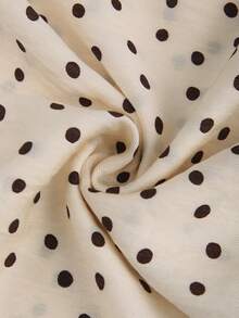 Franclia 女士春夏亚麻混纺条纹波西米亚法式优雅衬衫，配有领子和短袖，搭配直筒阔腿裤，两件套服装，适合工作、通勤、休闲、度假、浪漫下午茶、海滩派对等场合。 - 杏色 - 查看 9