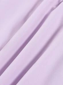 Glamorique Kids 女童连衣裙，婴儿生日服装，蝴蝶结，天鹅绒，优雅丝绸 - 紫色 - 查看 6