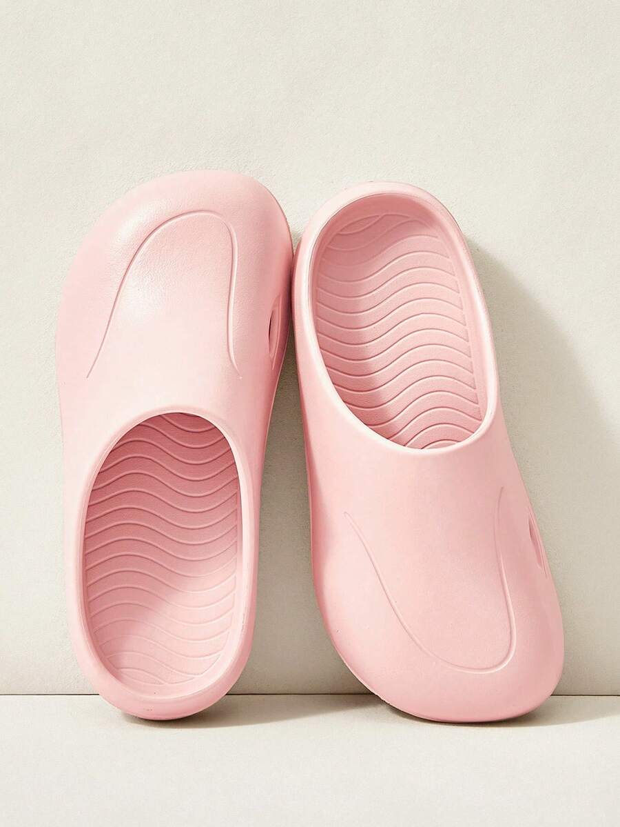 Cuccoo Sandalias casuales de playa para damas de cuatro estaciones, color rosa claro - Rosa - Ver 1