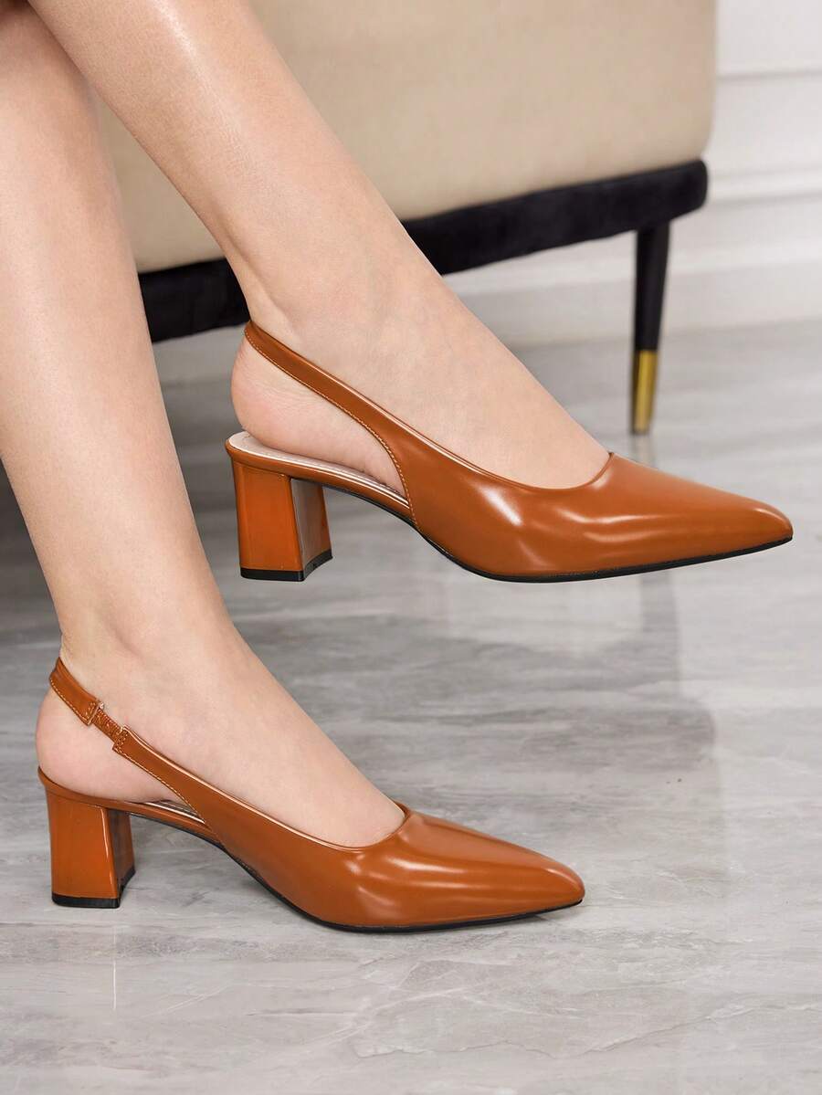 Sleekvia Women Pumps - Brown - View 1
