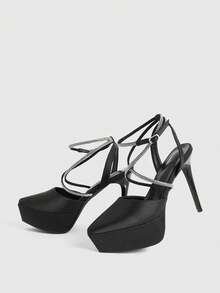 CUCCOO LuxiPop 女士高跟鞋 - 黑色 - 查看 5