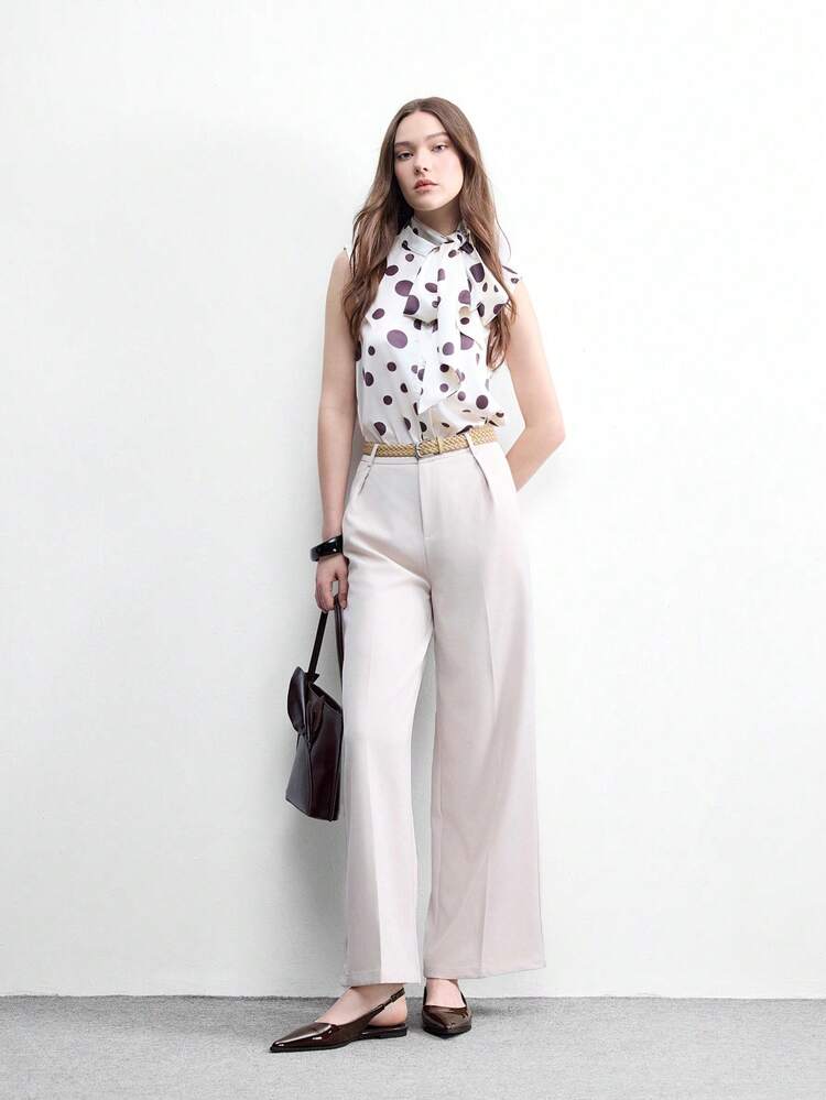 CUCCOO BIZCHIC Sapatos femininos de sola plana, bico fino, marrons, modelo slingback simples. Versáteis, leves e confortáveis, ideais para o dia a dia, para ir ao trabalho e para o ambiente profissional. - Marrom Chocolate - Ver 10