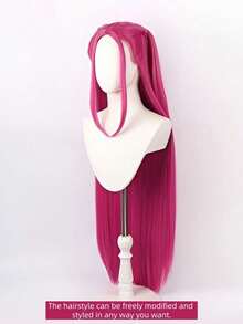1PC Girl Group Role-Play Wig, Pre-Styled Ready-To-Wear Cosplay Hair For Performance And Costume Parties - Multicolor - View 3