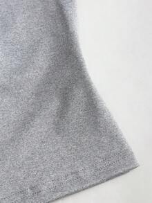 Sweetra 新款 Y2K 金属环装饰通勤百搭垂褶领带女式背心 - 淺灰色 - 查看 5