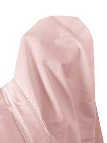 SHEIN CovetEZ 大码性感简约修身显腰白衬衫 - 粉色 - 查看 6
