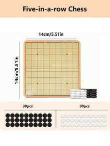 MINKOJA 1件装，儿童益智玩具，桌面游戏，棋盘游戏，口袋棋盘游戏，6种不同风格的棋盘游戏，适合3岁以上儿童，儿童节礼物，适合户外活动，亲子互动，增强儿童逻辑思维能力，便携易带，复活节，复活节礼物，儿童节，解压玩具，儿童派对礼物，儿童玩具，儿童益智玩具 - 彩色 - 查看 12