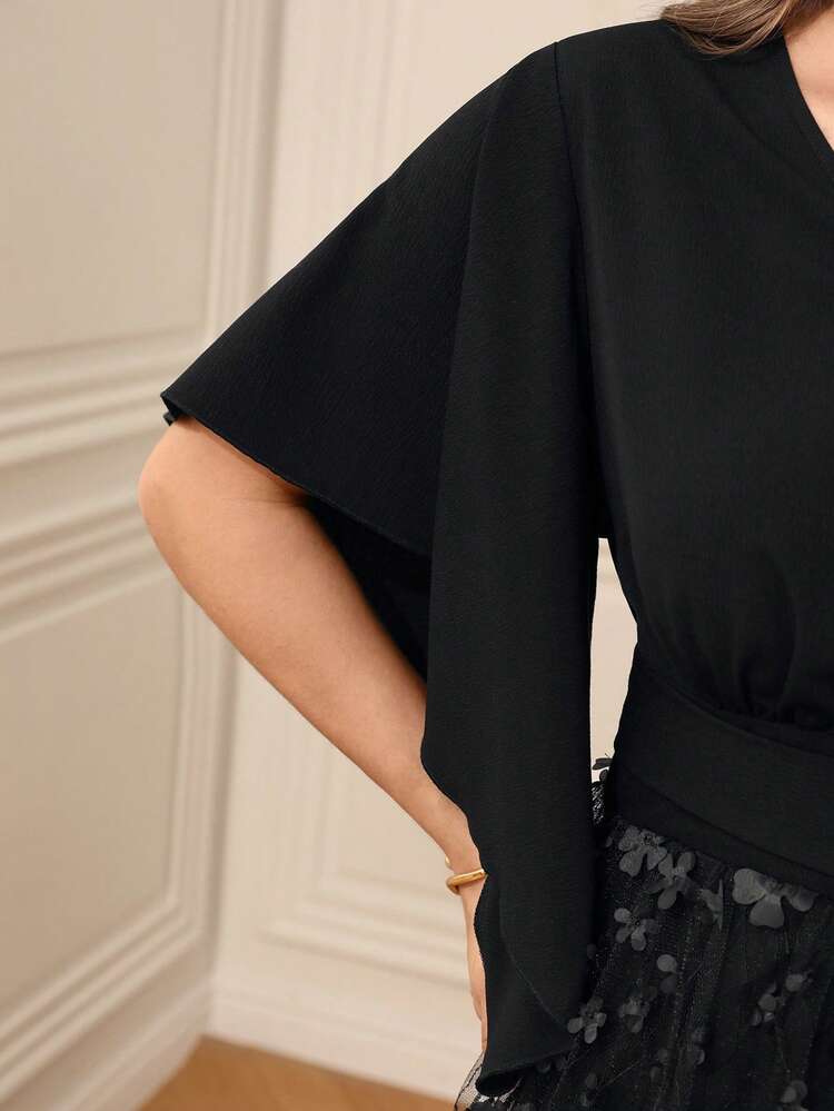 Plus Size Women Mesh Embroidered Patchwork Elegant Romantic Mid-Length Dress/Summer/Elegant/Wedding Guest Dress Curve Plus Size Black Elegant Dress Black Church Dress Funeral Outfit For Women Black Dress,Weddings & Events,Elegant Dresses For Party,Graduation Outfit For Mother,Festival Outfits For Women,Birthday Dresses For Women,Formal Attire For Women,Black Dresses For Women French Style Dress,Spring Dresses,Black Dress For Women Black Spring Dress Black Tie Dress For Women Funeral Dresses For Women Latest Dress Black Tie Event Outfits For Women Women Elegant Outfits Occasion Dresses For Women Women's Dress Formal Wear Party Dress For Women Special Occasion Wrap Around Dresses For Ladies Women Dresses Elegant Classic