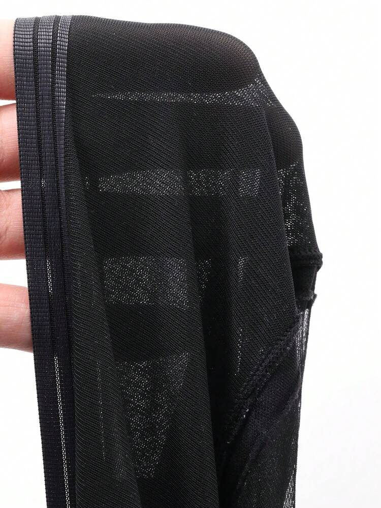 Women's Sheer Tight Leggings, Slim Fit, Suitable For Spring, Summer, Music Festivals, Valentine's Day, Weddings Y2k