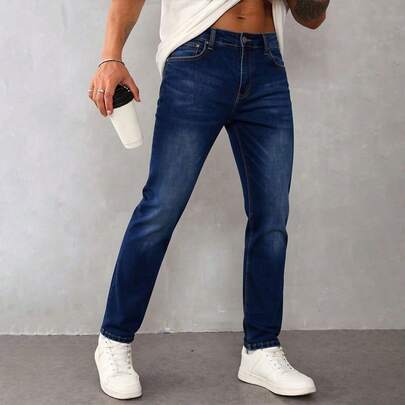 Pantalones rectos elásticos, diseño minimalista y versátil