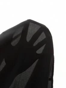 Heiryn Đầm không tay có túi, trang trí thắt nút thanh lịch dành cho nữ, màu trơn đơn giản, thích hợp cho mùa hè. - màu đen - Xem 7