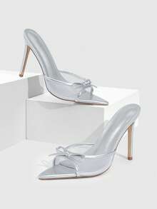 CUCCOO SZL Women's High Heeled Sandals, Suitable For Daily Wear Spring Shoes - Silver - View 8